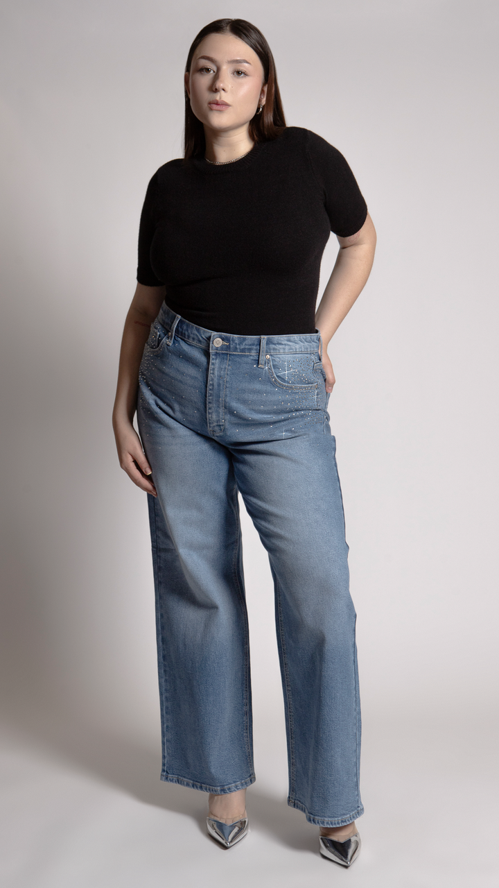 Pantalón Wide Leg Curvy Balam BL7116