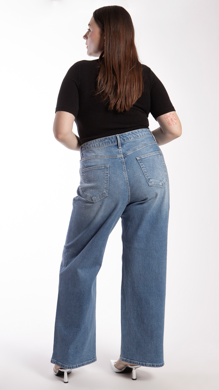 Pantalón Wide Leg Curvy Balam BL7116