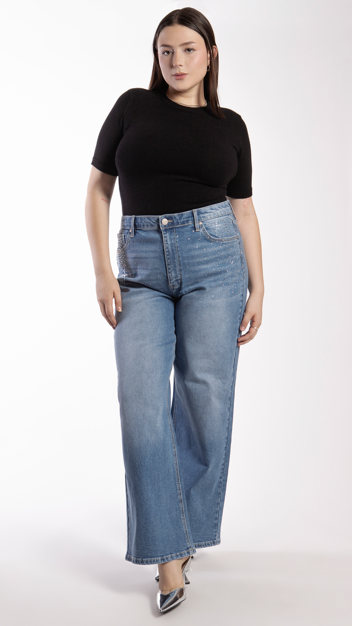 Pantalón Wide Leg Curvy Balam BL7116