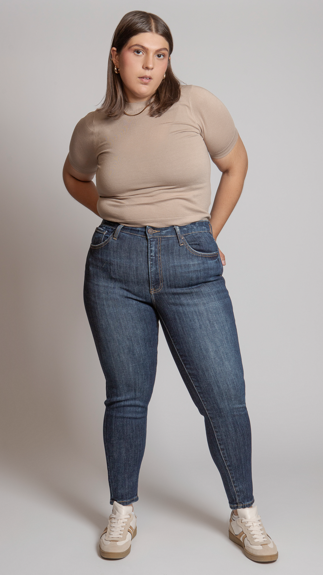 Pantalón High Rise Skinny Curvy Balam BL7160
