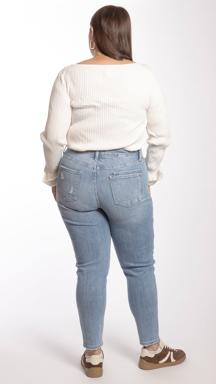 Pantalón High Rise Skinny Curvy Balam BL7162
