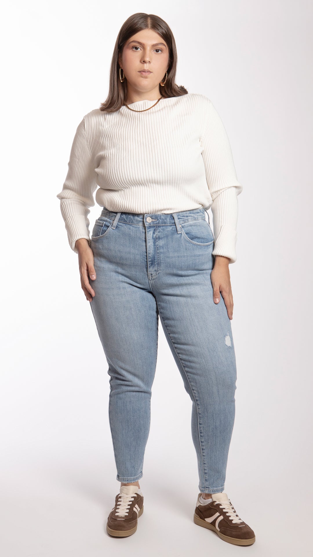 Pantalón High Rise Skinny Curvy Balam BL7162