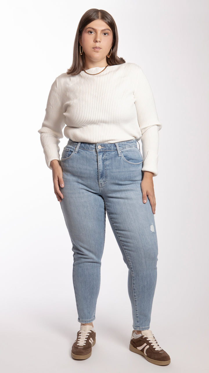 Pantalón High Rise Skinny Curvy Balam BL7162
