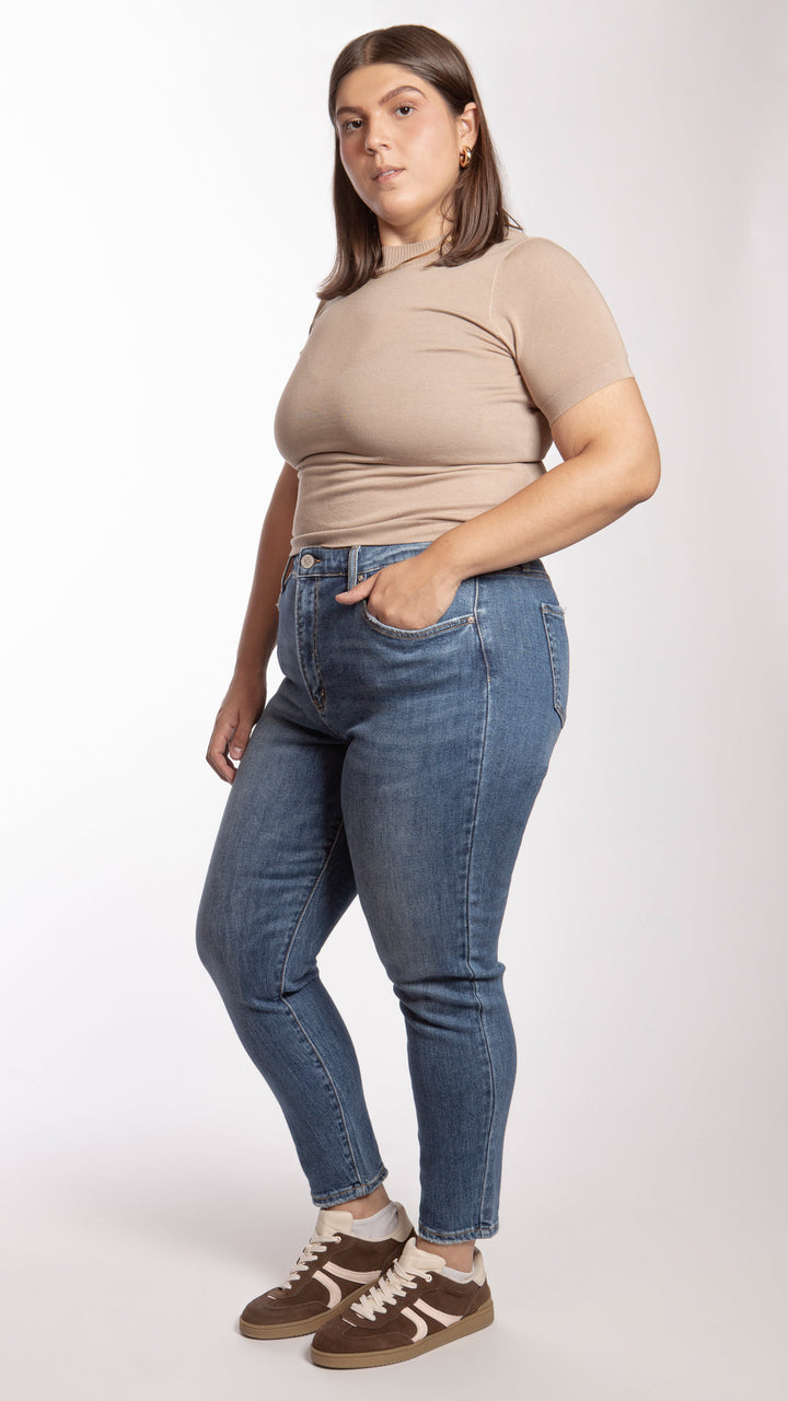 Pantalón High Rise Skinny Curvy Balam BL7165