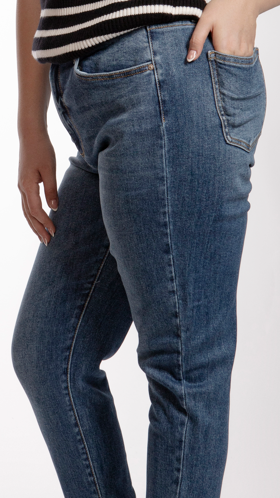 Pantalón High Rise Skinny Curvy Balam BL7166