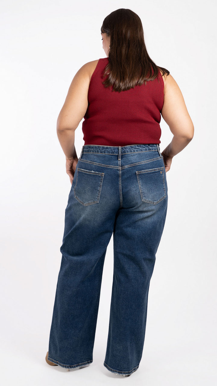 Pantalón Wide Leg Curvy Balam BL7174