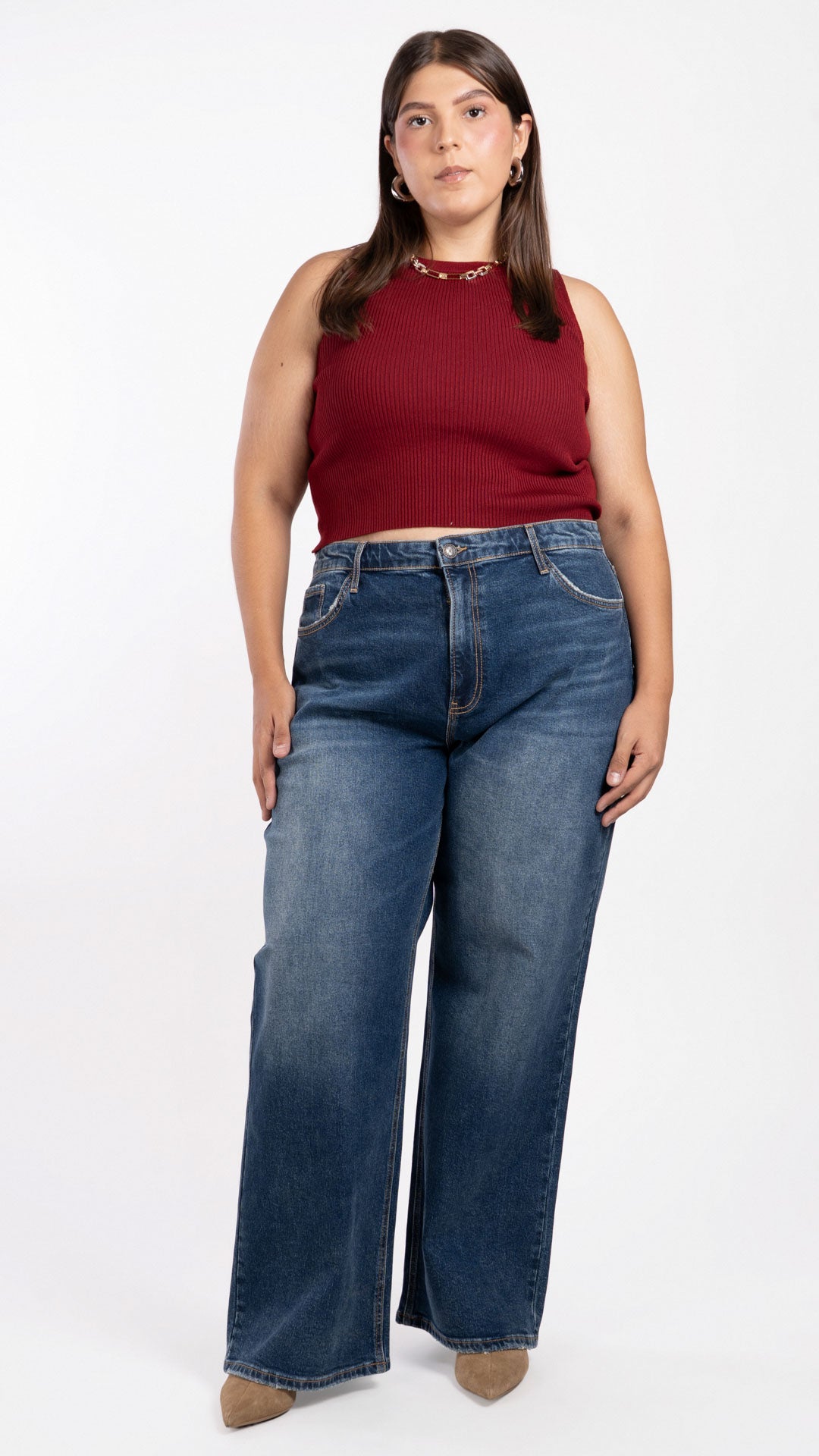 Pantalón Wide Leg Curvy Balam BL7174