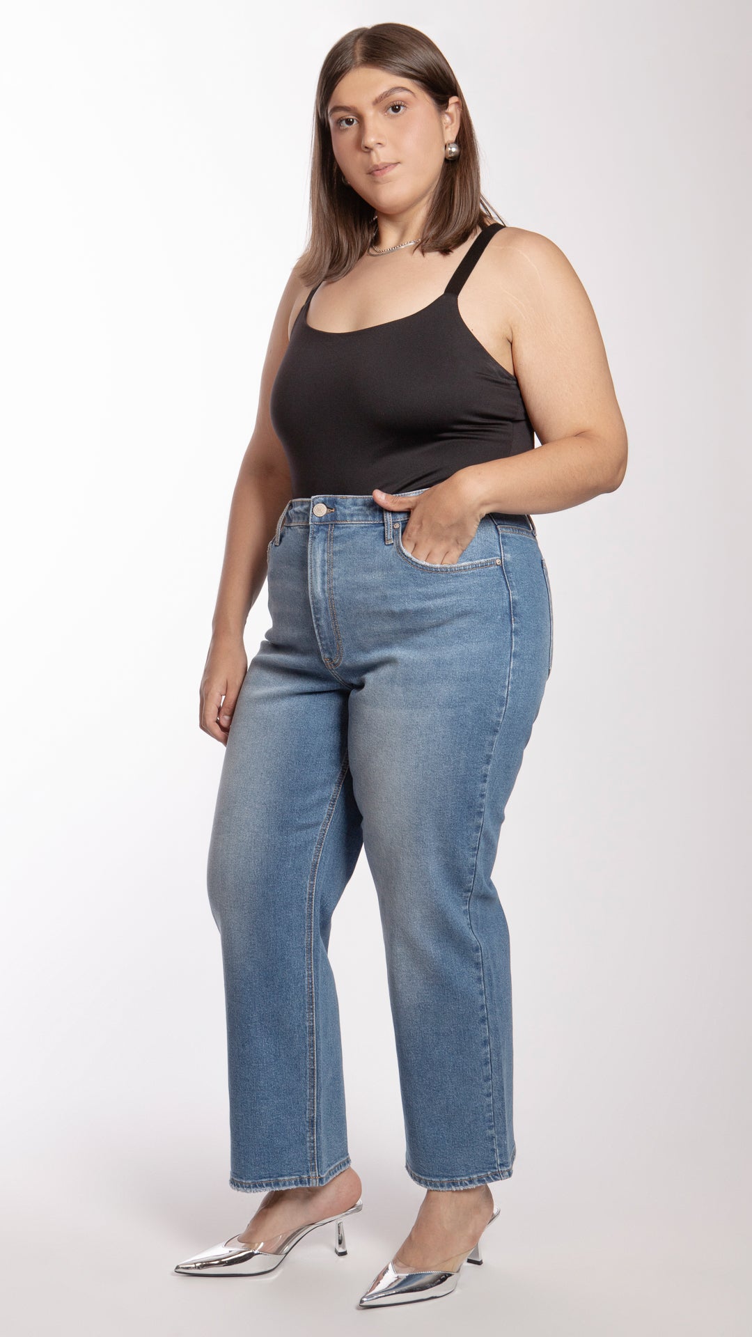Pantalón Straight Curvy Balam BL7177