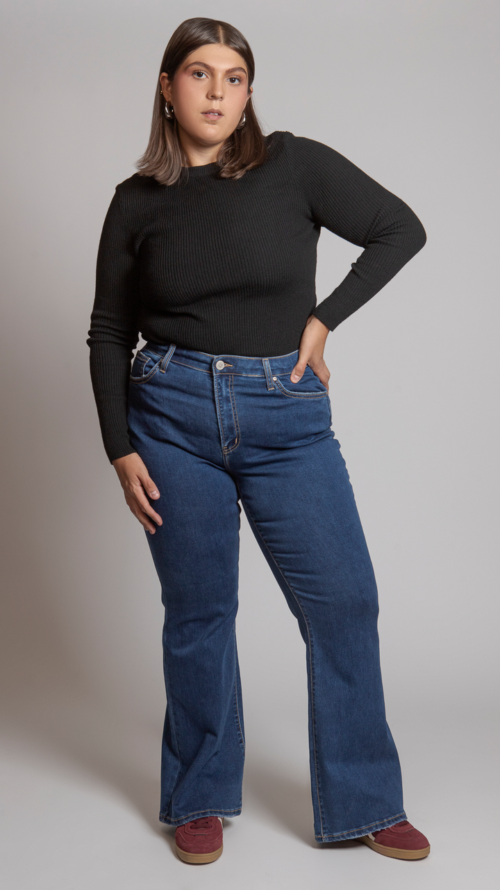 Pantalón Flare Curvy Balam BL7182