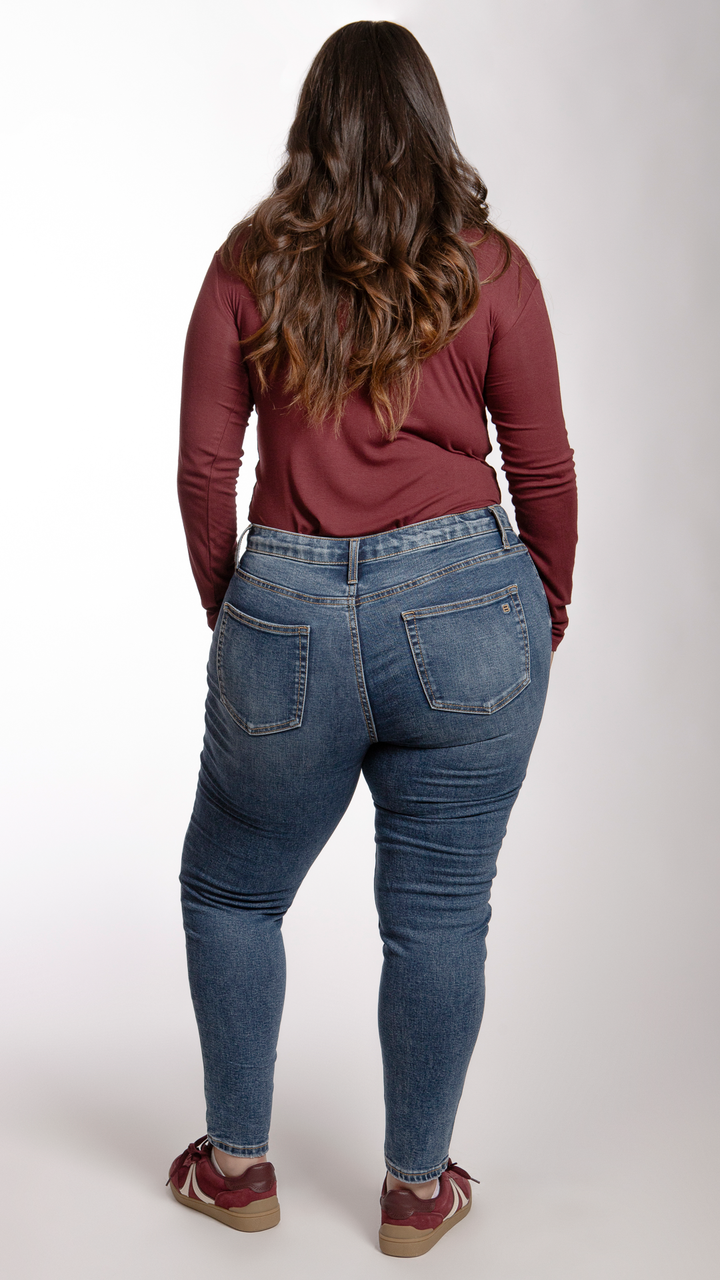 Pantalón High Rise Skinny Curvy Balam BL7191