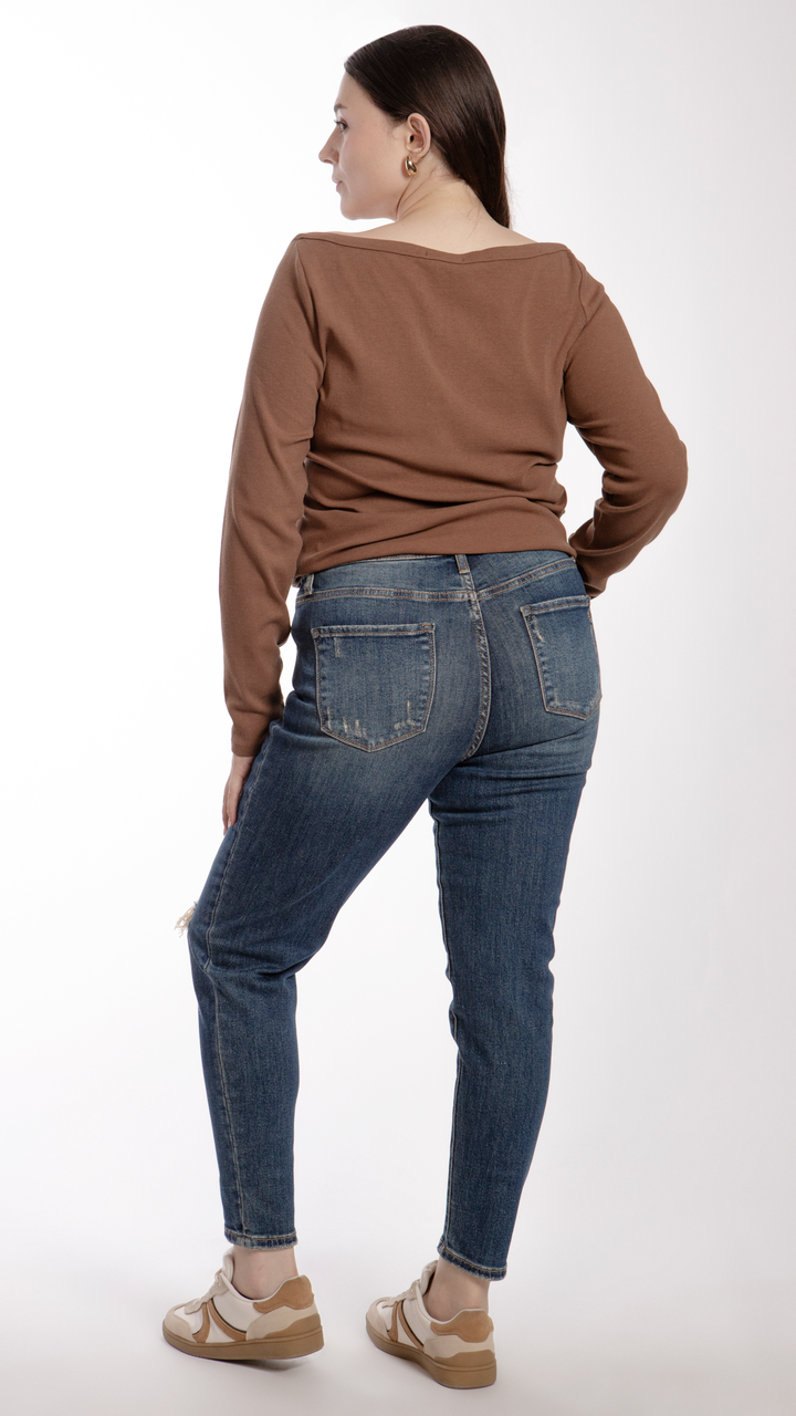 Pantalón High Rise Skinny Curvy Balam BL7193