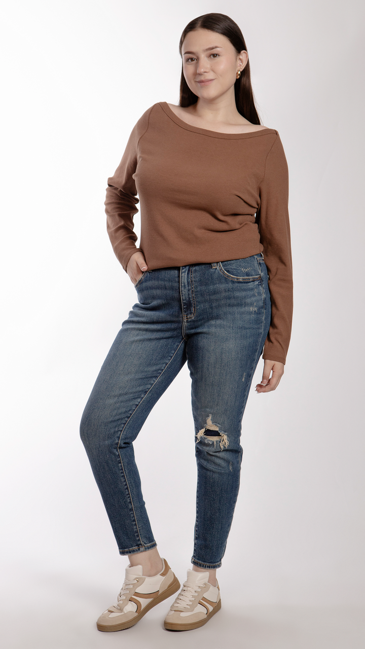 Pantalón High Rise Skinny Curvy Balam BL7193