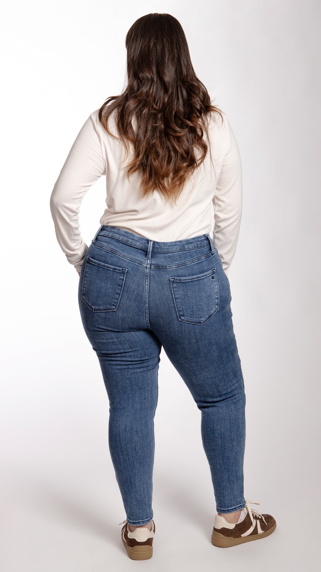 Pantalón High Rise Skinny Curvy Balam BL7195