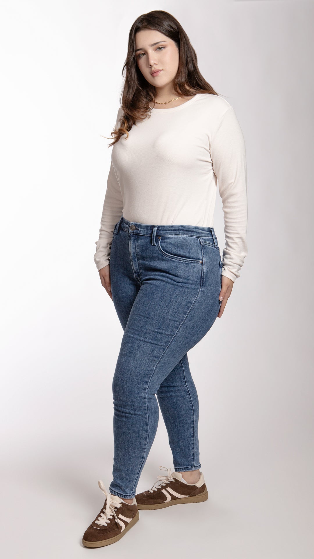 Pantalón High Rise Skinny Curvy Balam BL7195