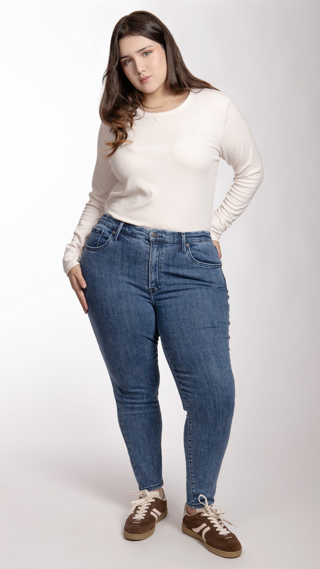 Pantalón High Rise Skinny Curvy Balam BL7195
