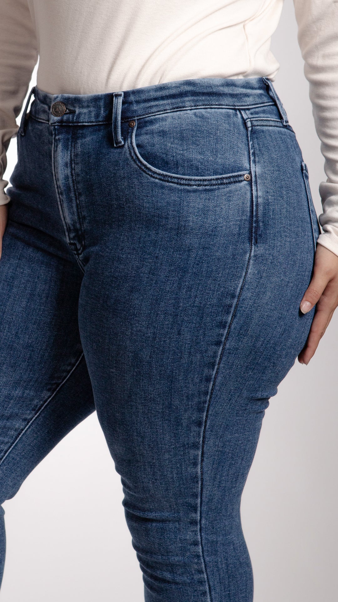 Pantalón High Rise Skinny Curvy Balam BL7195