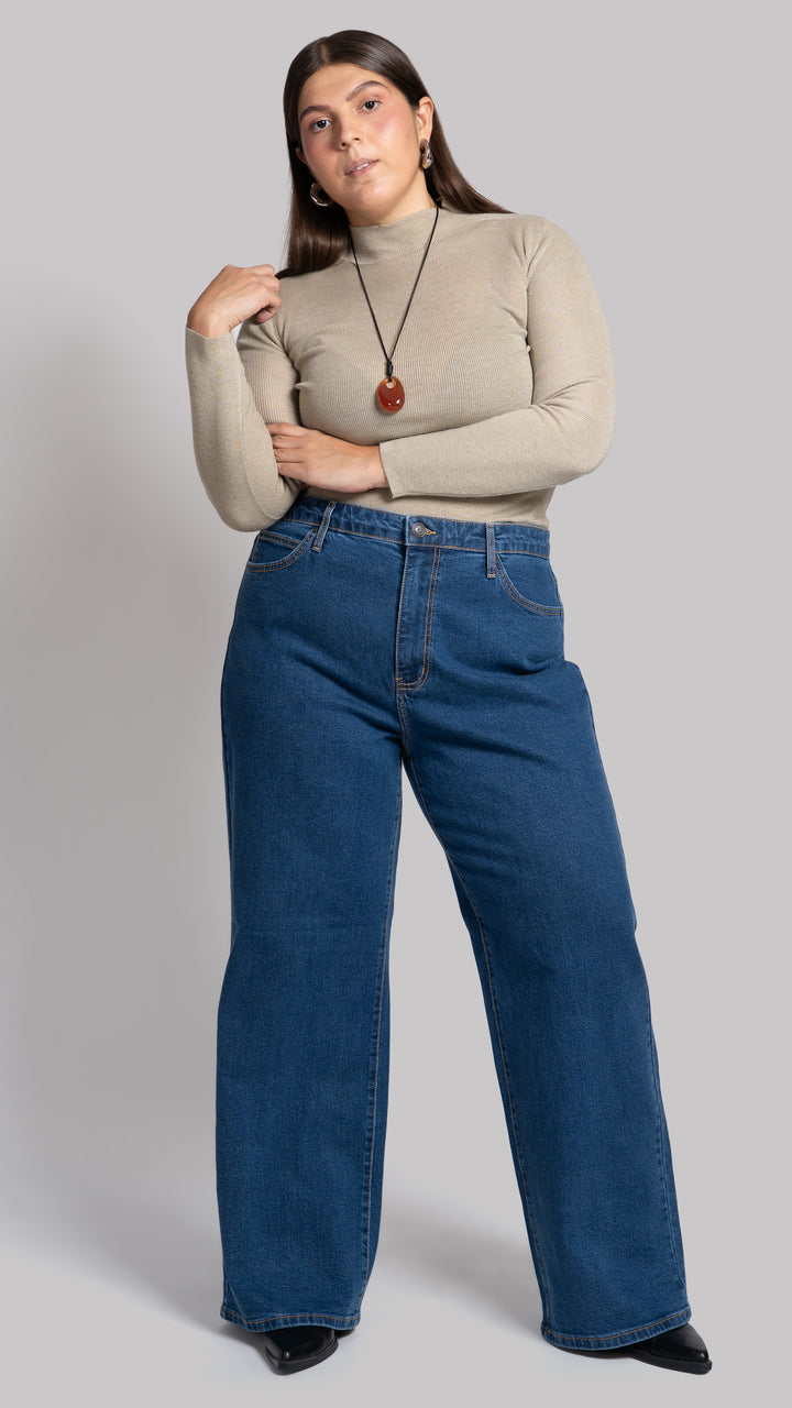 Pantalón Wide Leg Curvy Balam BL7198