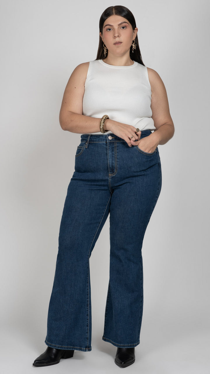 Pantalón Flare Curvy Balam BL7229
