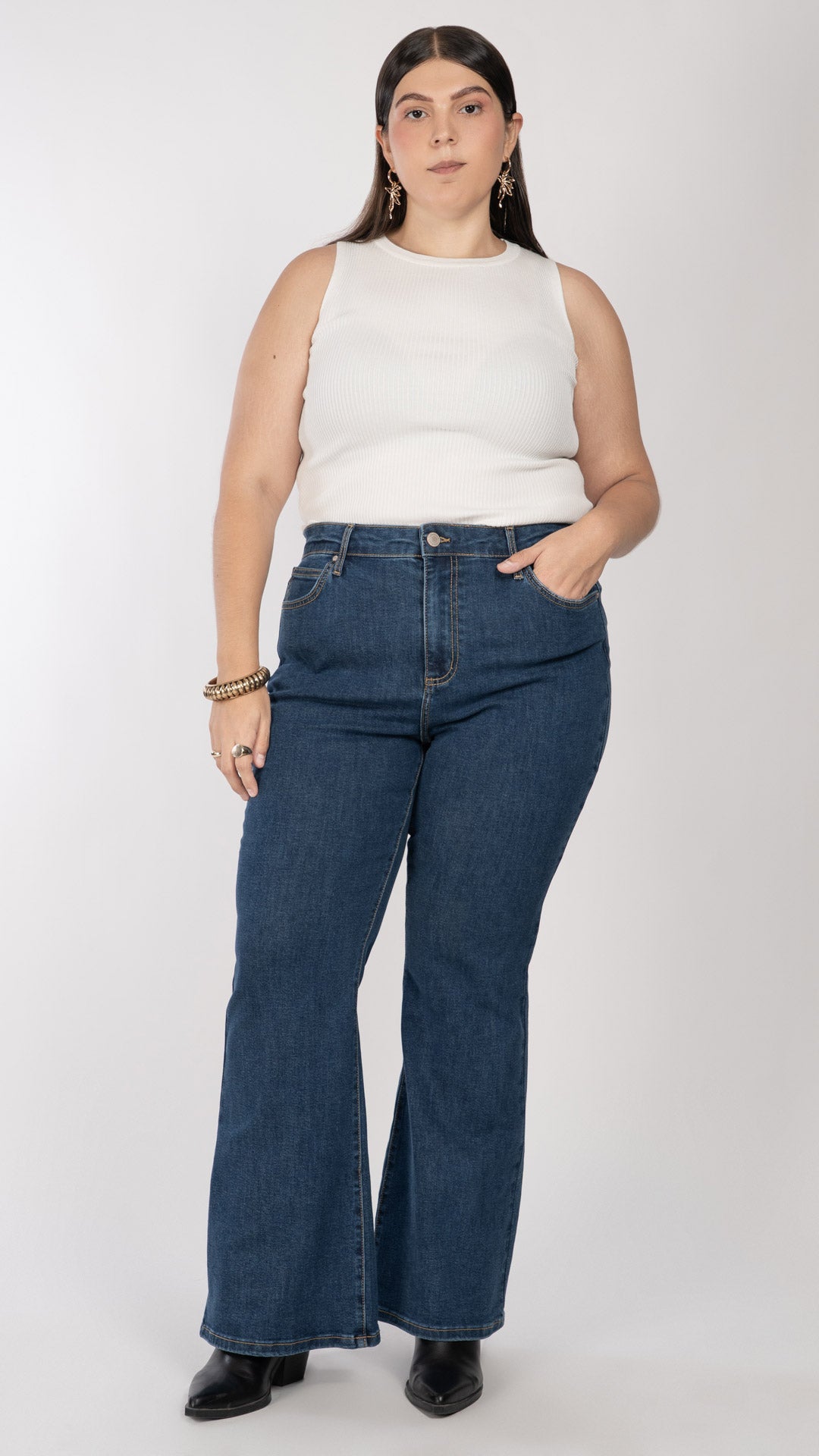 Pantalón Flare Curvy Balam BL7229