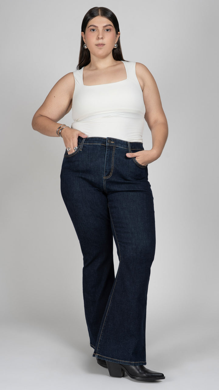 Pantalón Flare Curvy Balam BL7229