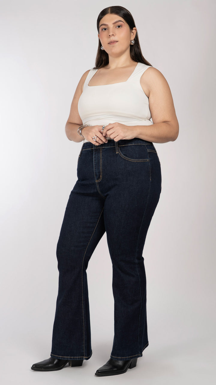Pantalón Flare Curvy Balam BL7229