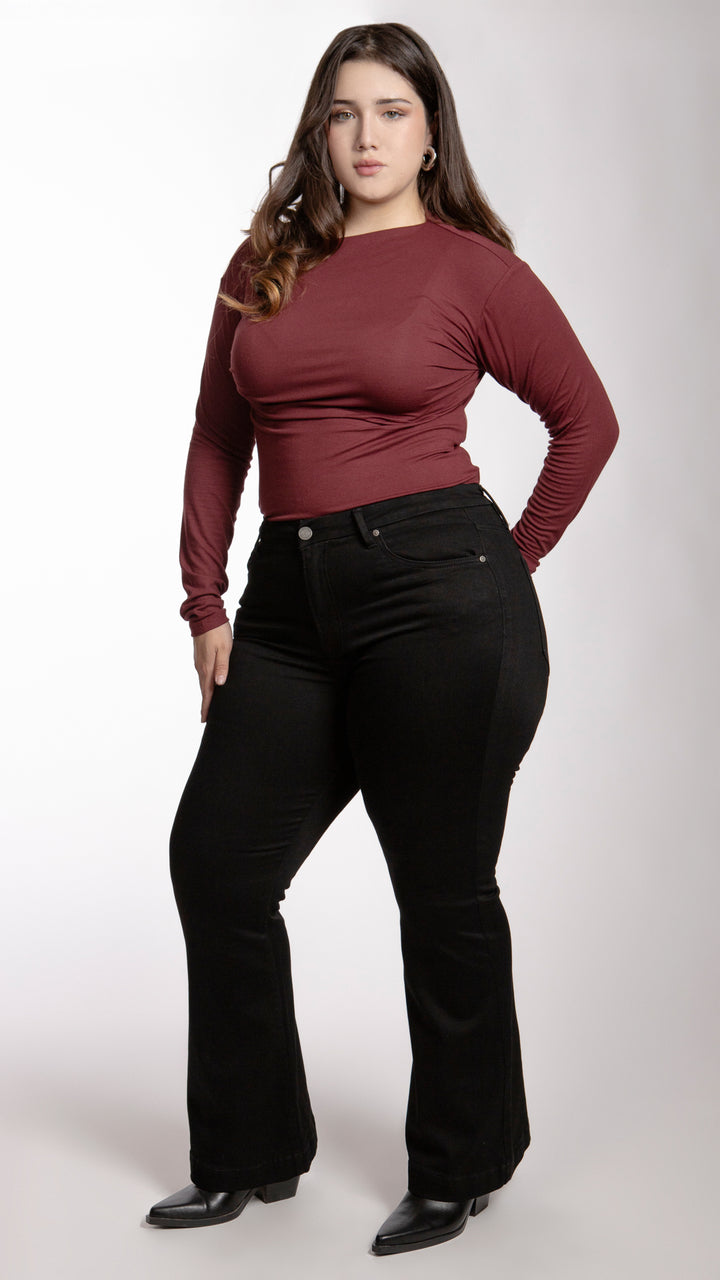 Pantalón Flare Curvy Balam BL7249