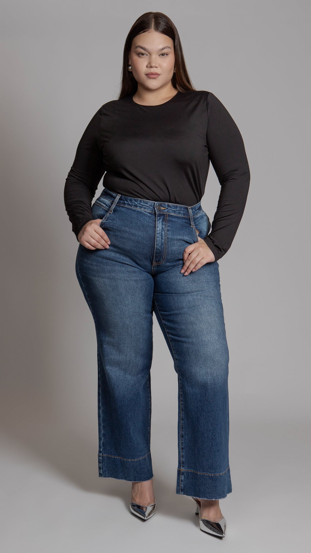 Pantalón Wide Leg Curvy Balam BL7276