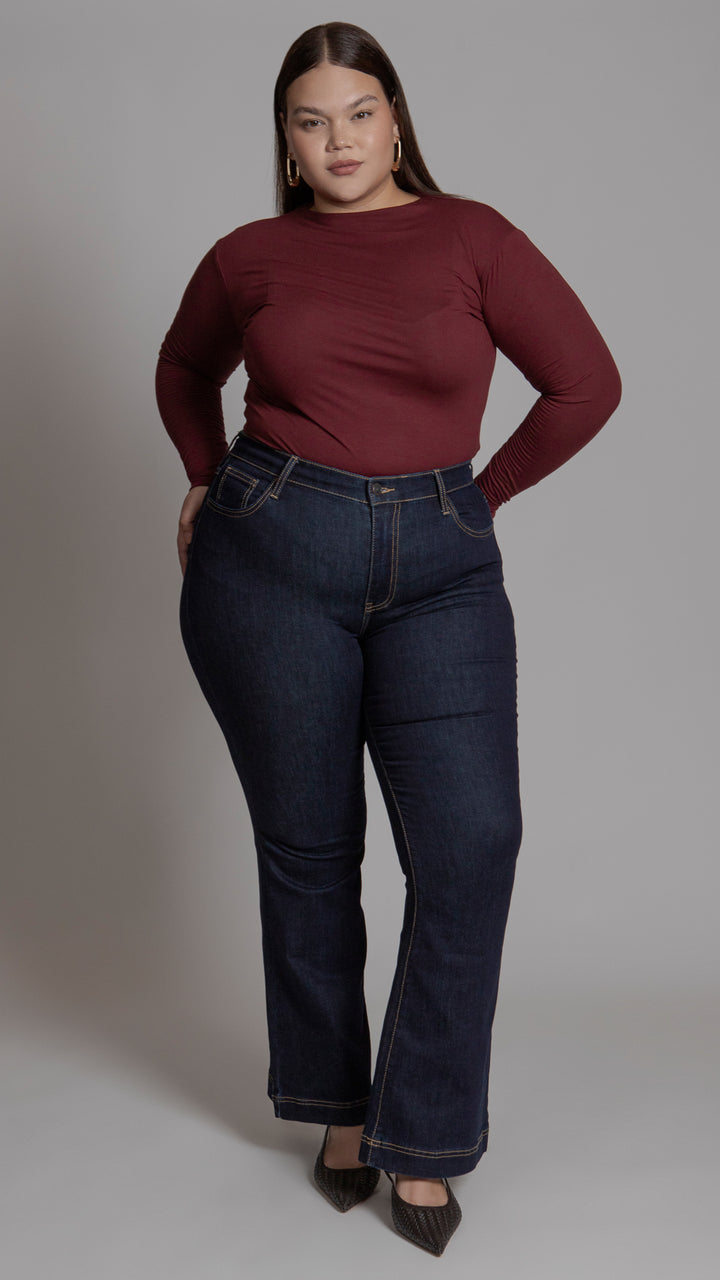 Pantalón Flare Curvy Balam BL7284