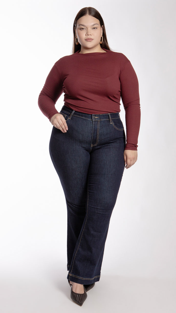 Pantalón Flare Curvy Balam BL7284