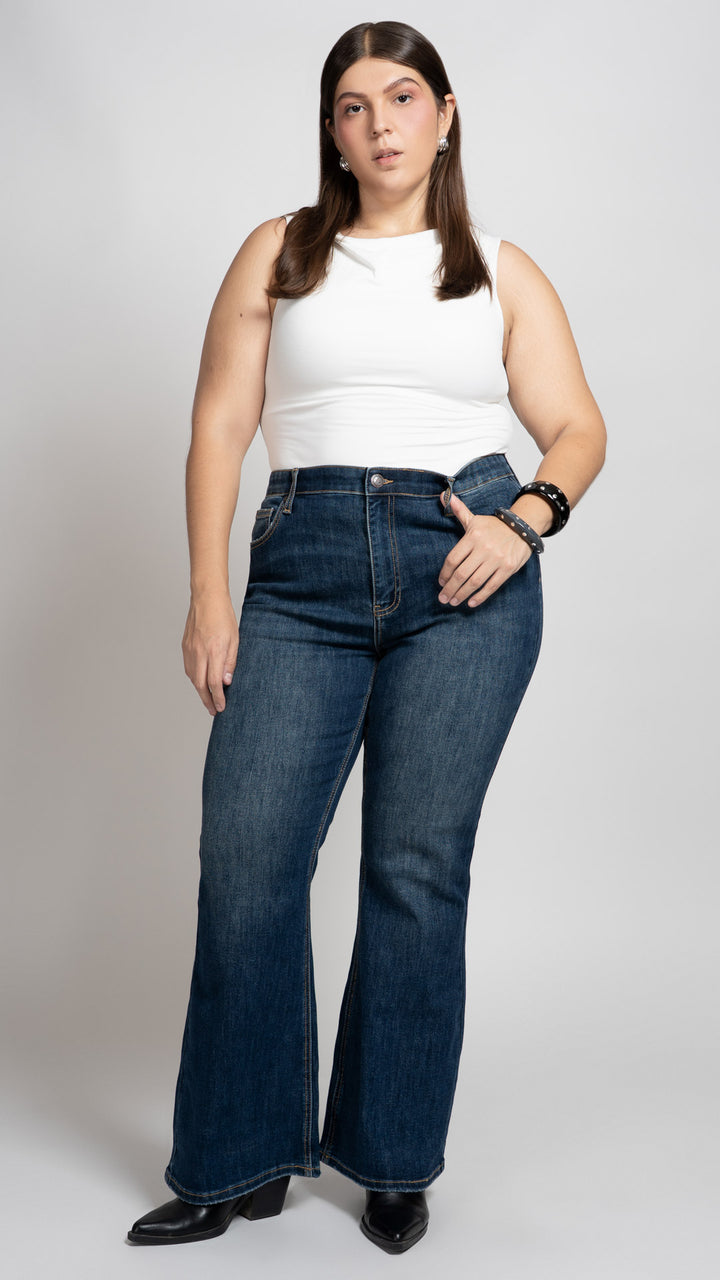 Pantalón Flare Curvy Balam BL7304