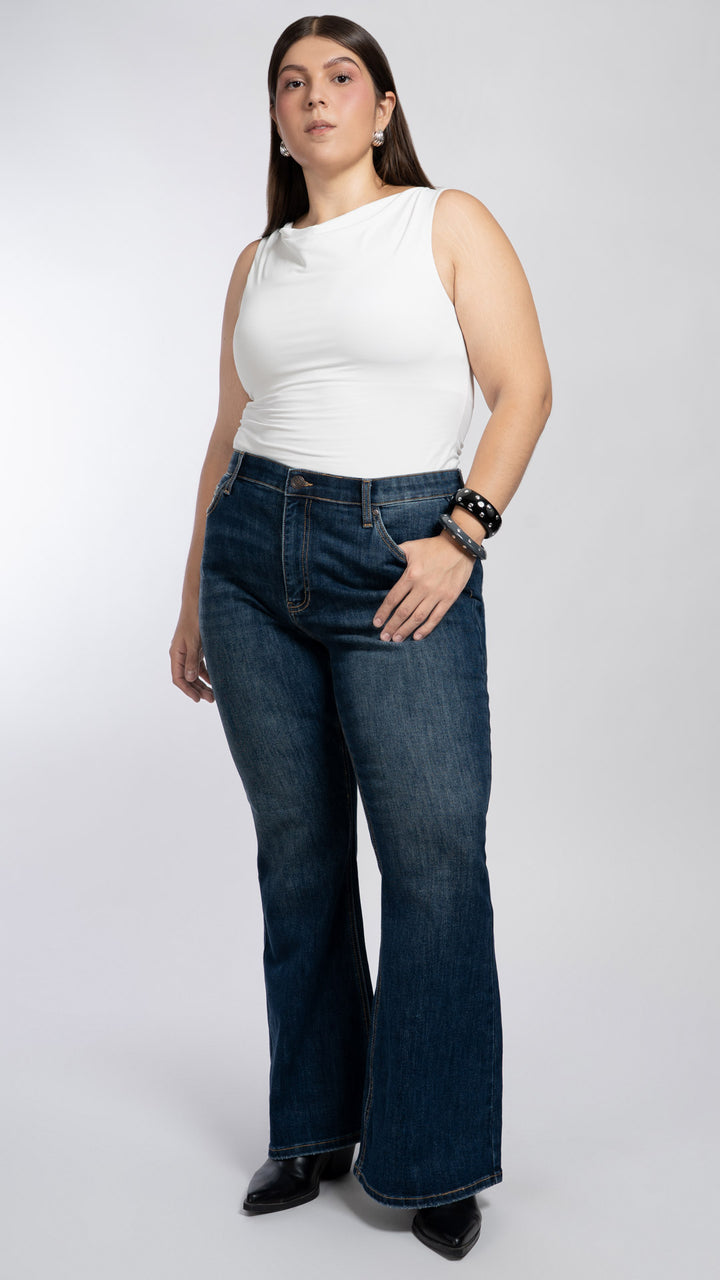 Pantalón Flare Curvy Balam BL7304