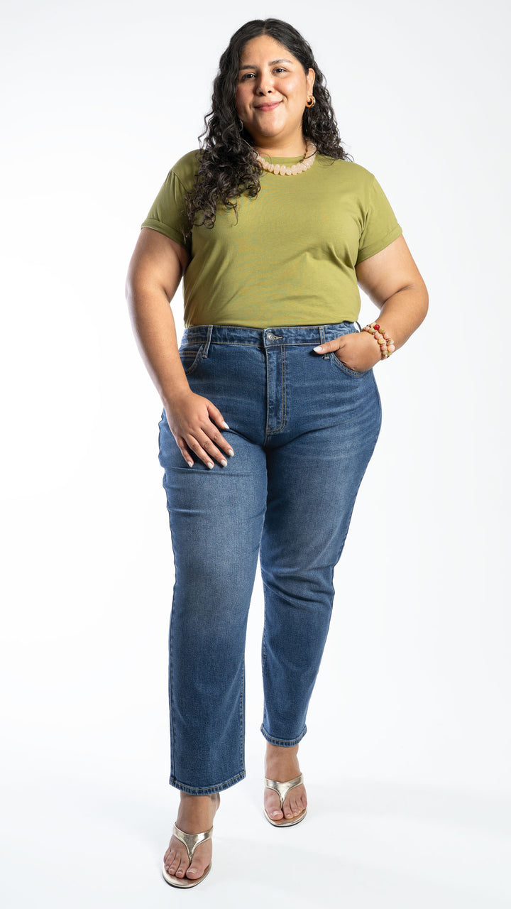 Pantalón Straight Curvy Balam BL7416
