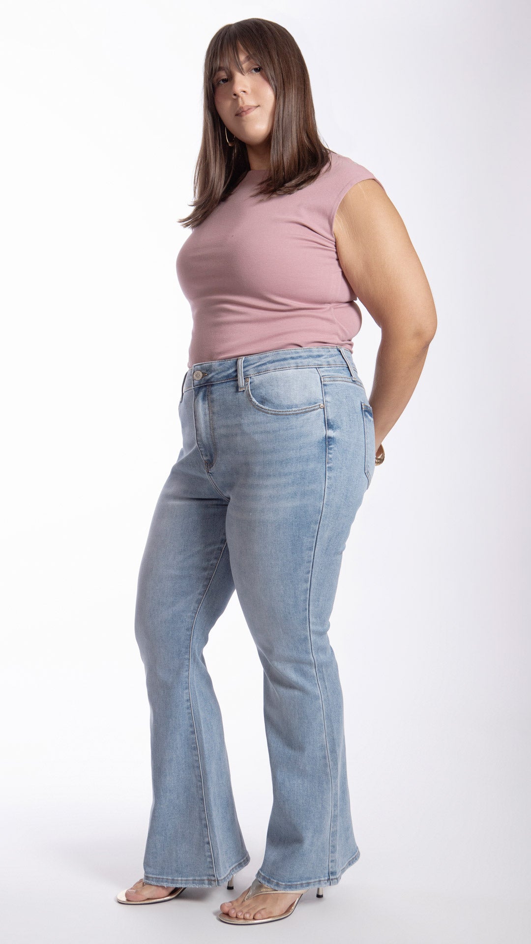 Pantalón Flare Curvy Balam BL7440