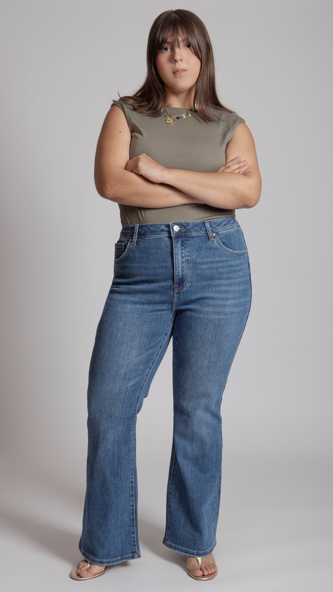 Pantalón Flare Curvy Balam BL7440
