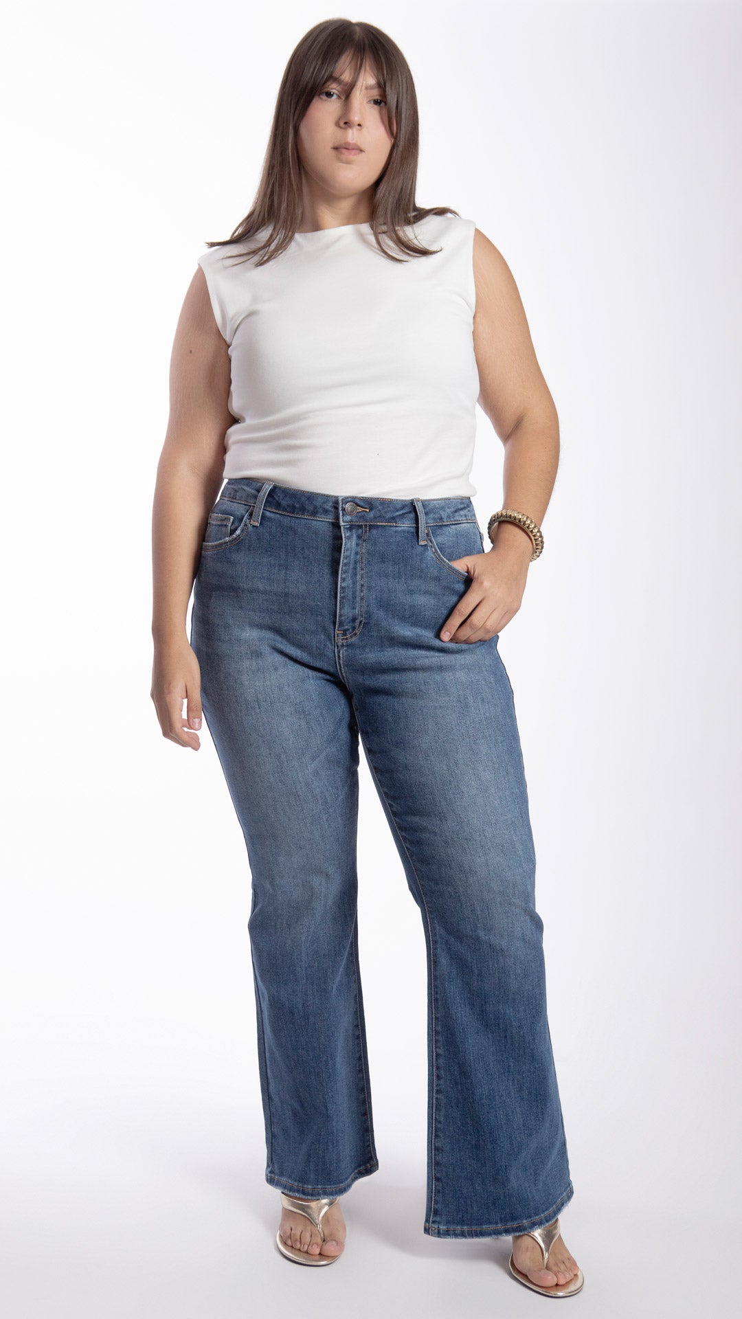 Pantalón Flare Curvy Balam BL7440