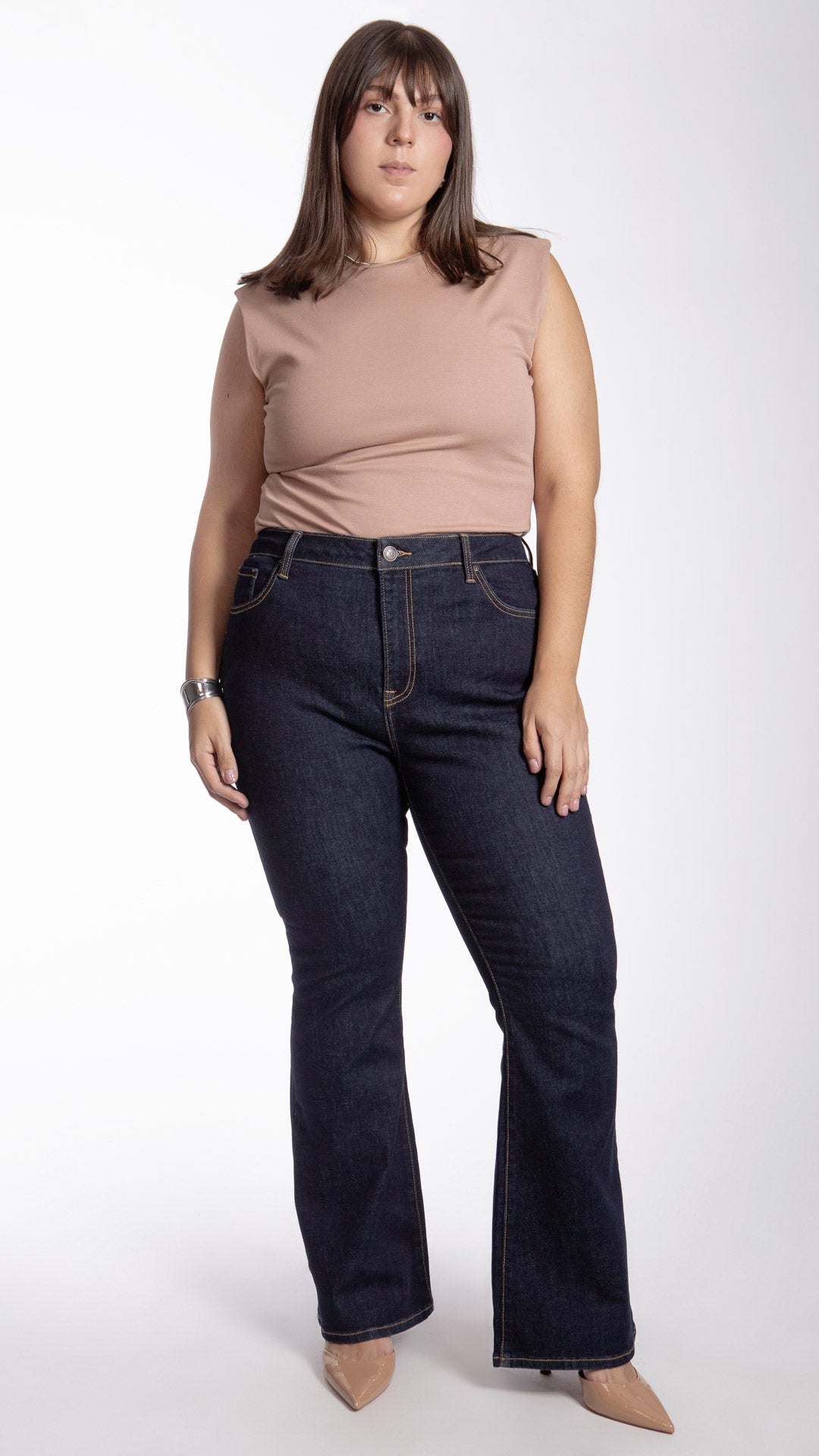 Pantalón Flare Curvy Balam BL7442