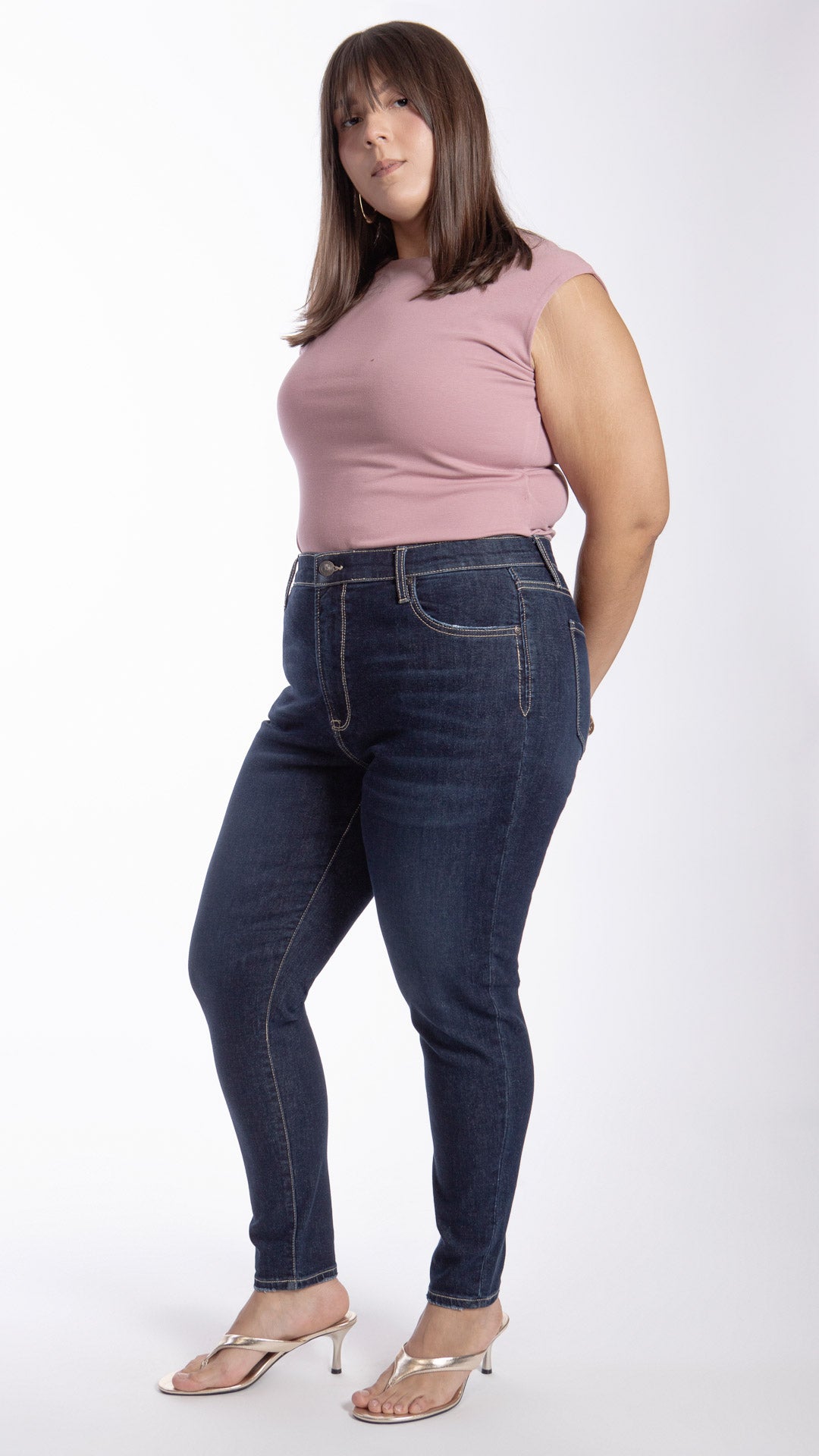 Pantalón High Rise Skinny Curvy Balam BL7445