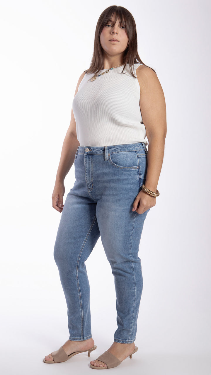 Pantalón High Rise Skinny Curvy Balam BL7446