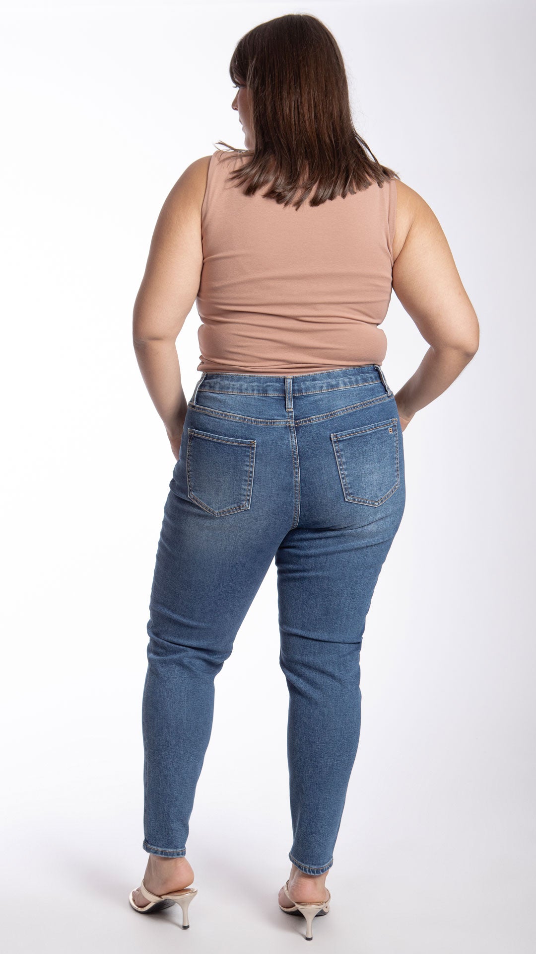 Pantalón High Rise Skinny Curvy Balam BL7446