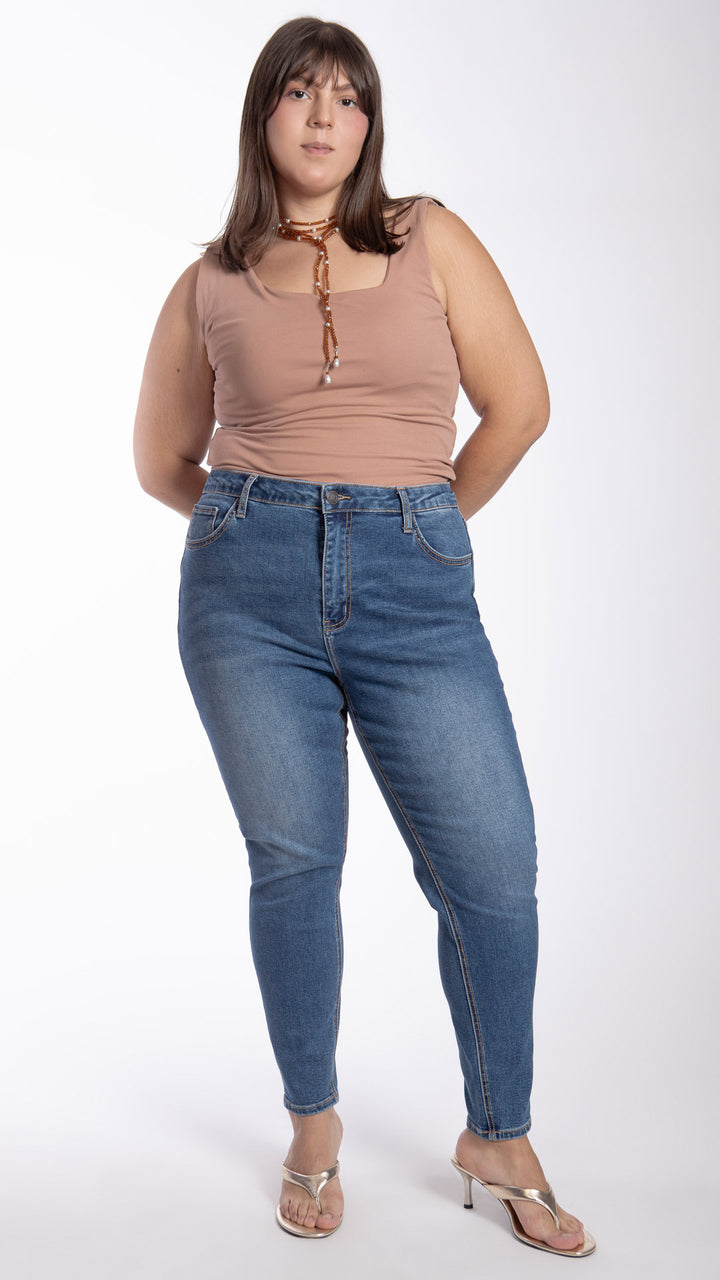 Pantalón High Rise Skinny Curvy Balam BL7446