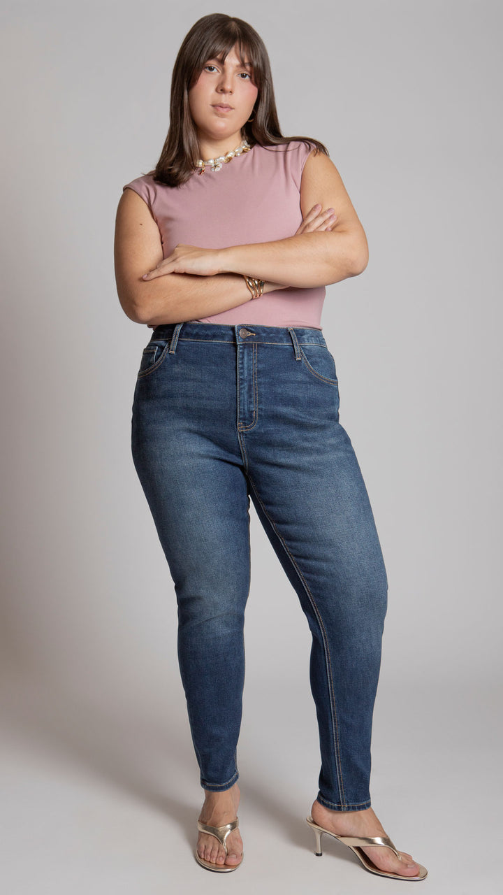 Pantalón High Rise Skinny Curvy Balam BL7446