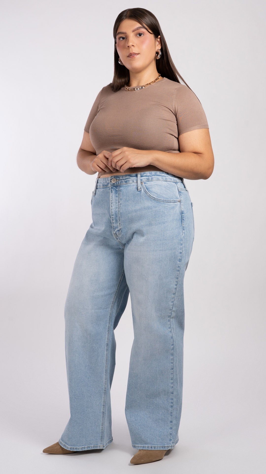 Pantalón Wide Leg Curvy Balam BL7454