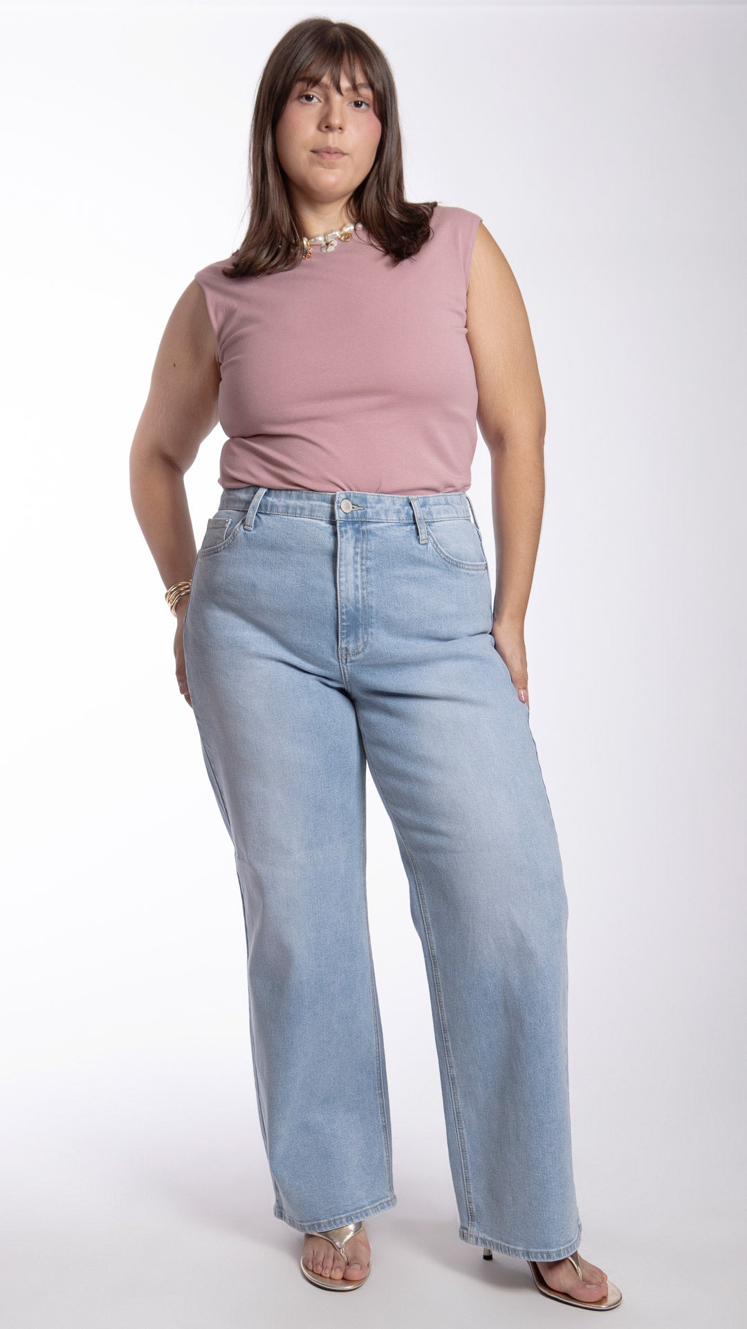 Pantalón Wide Leg Curvy Balam BL7454