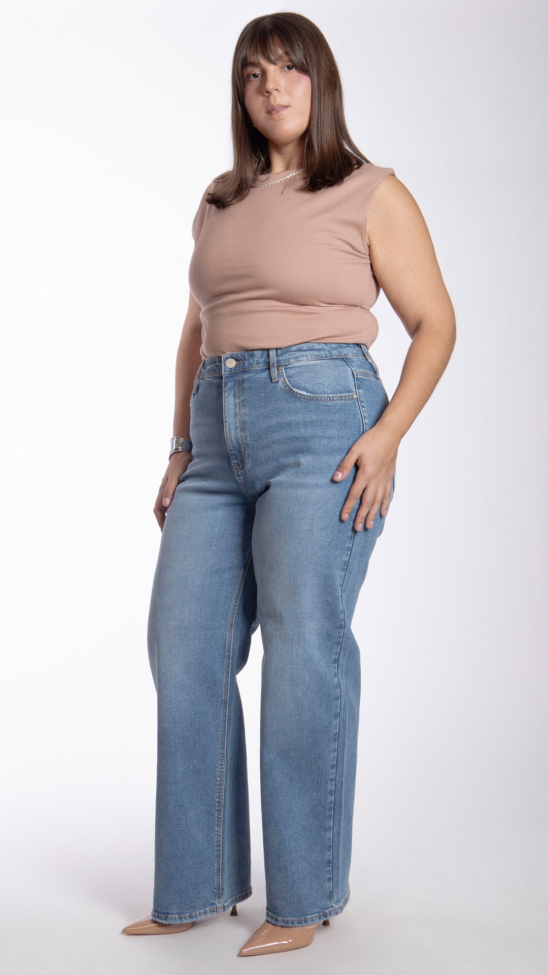 Pantalón Wide Leg Curvy Balam BL7454