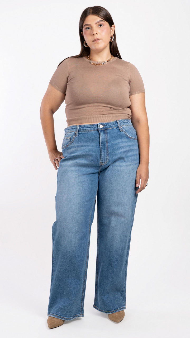 Pantalón Wide Leg Curvy Balam BL7454