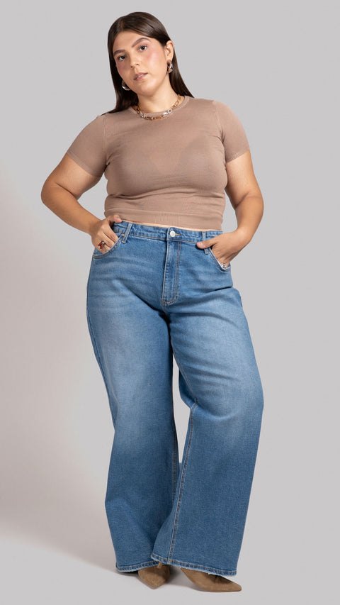 Pantalón Wide Leg Curvy Balam BL7454