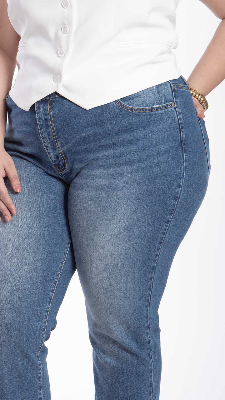 Pantalón Straight Asimétrico Curvy Balam BL7465