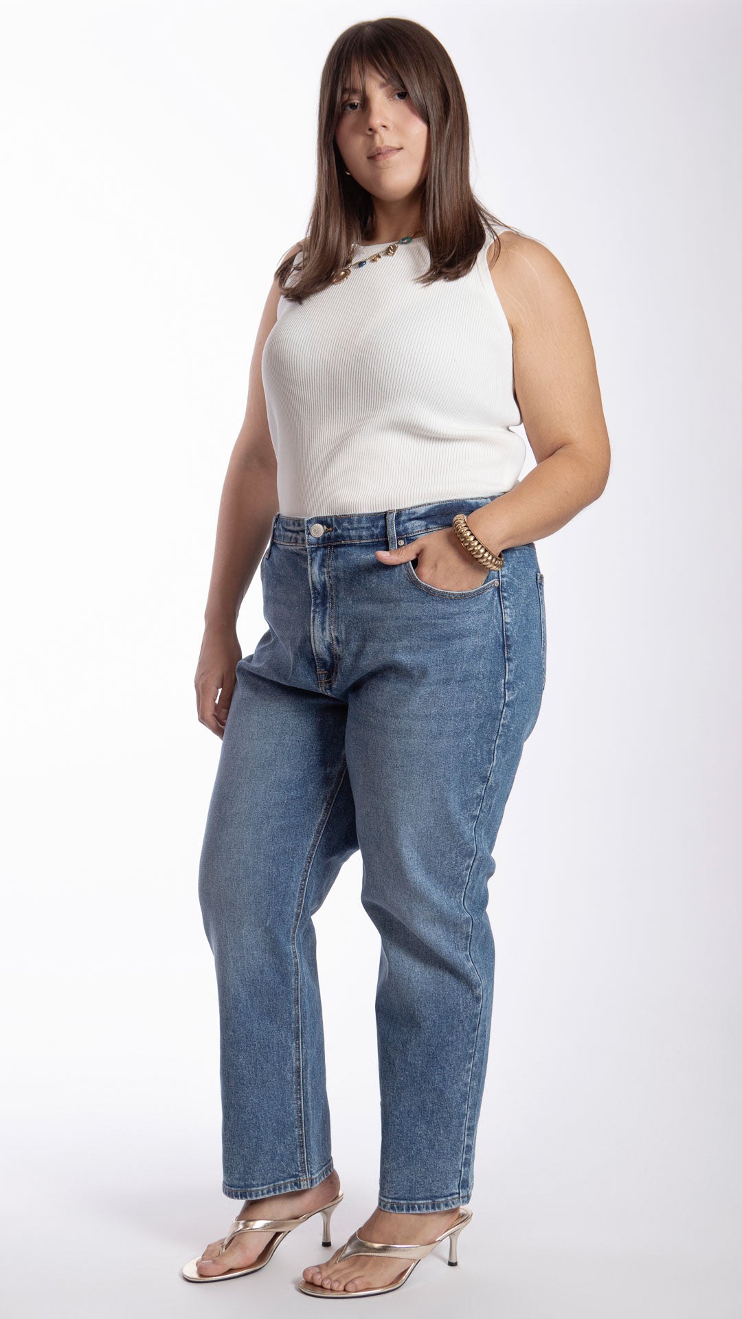 Pantalón Straight Curvy Balam BL7470