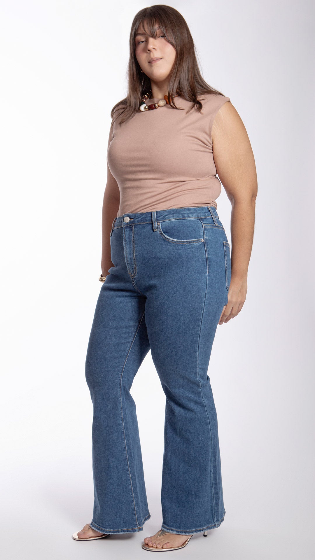 Pantalón Flare Curvy Balam BL7492