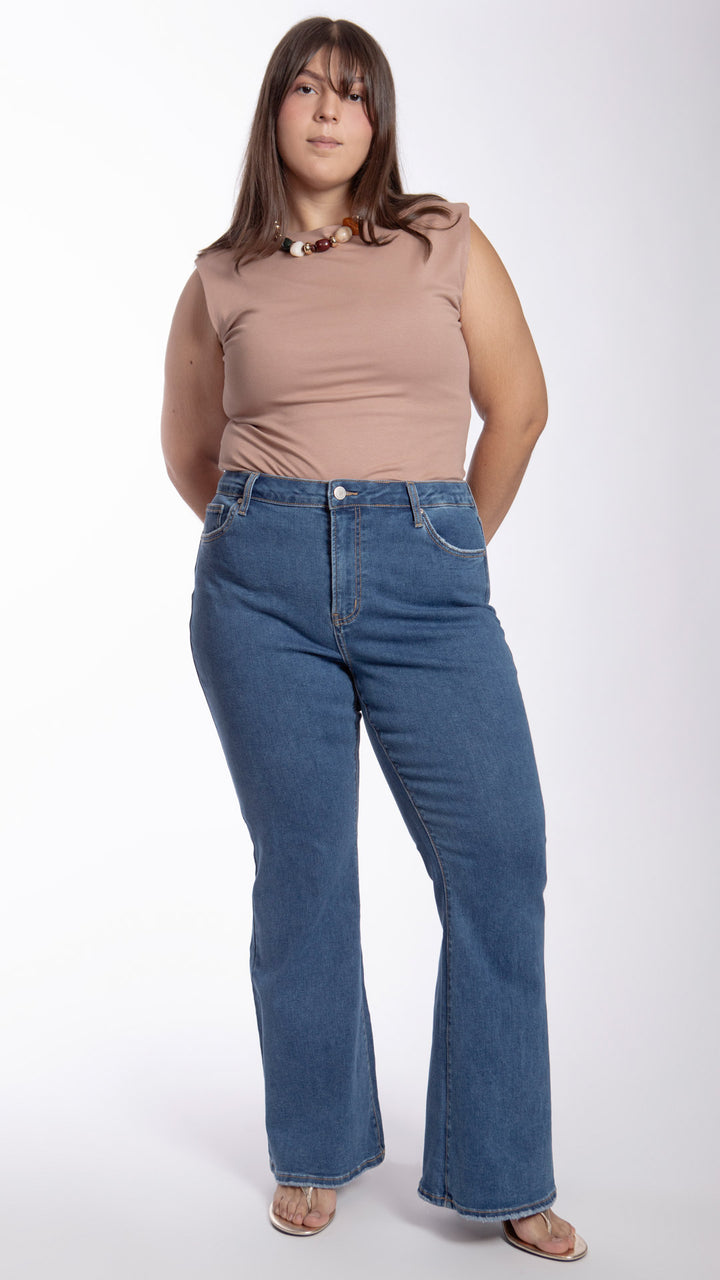 Pantalón Flare Curvy Balam BL7492